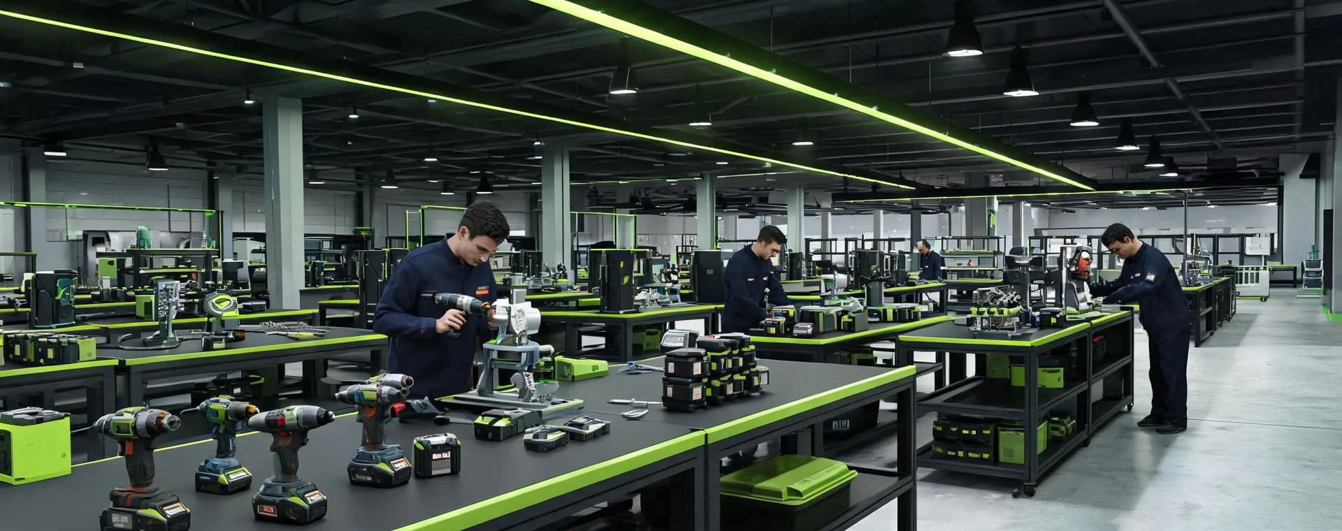 Milwaukee tool engineering and assembly floor