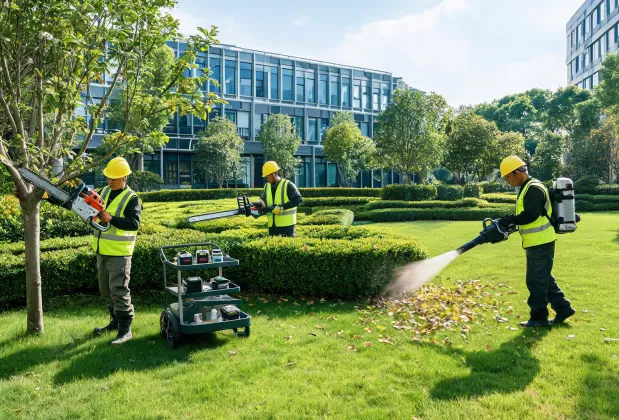 Grounds maintenance battery equipment application